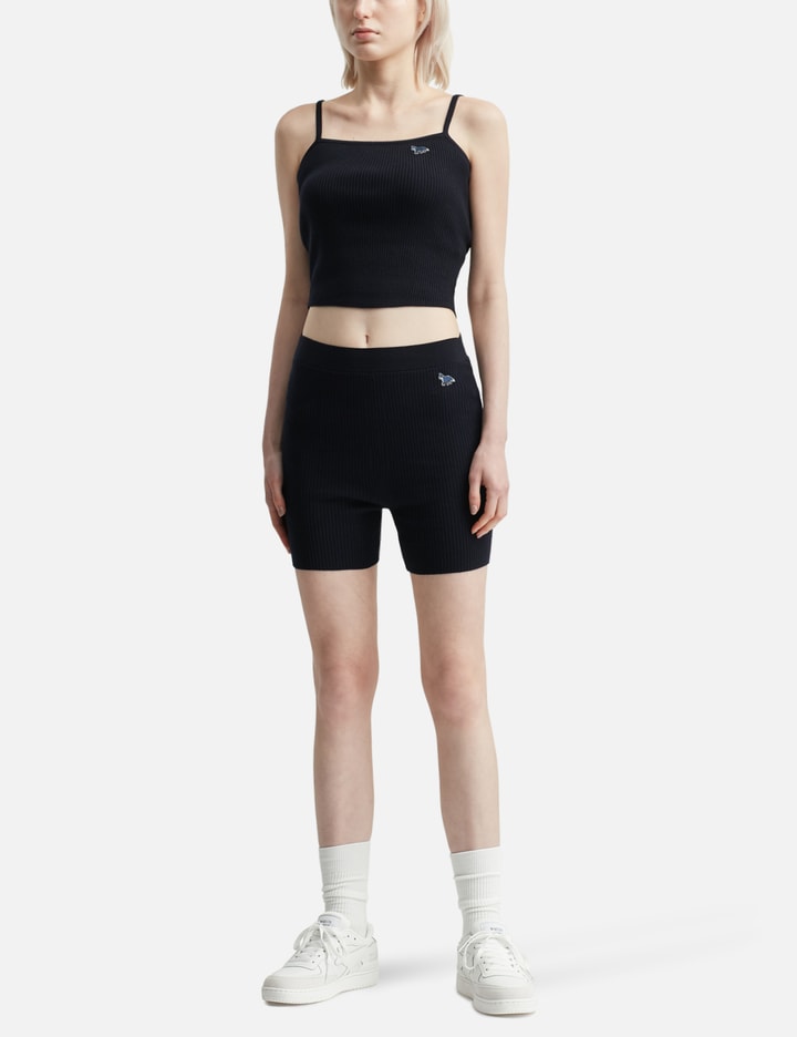 Baby Fox Patch Fine Ribbed Shorts