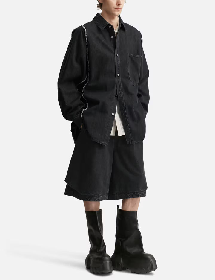 Bias Drape Shorts