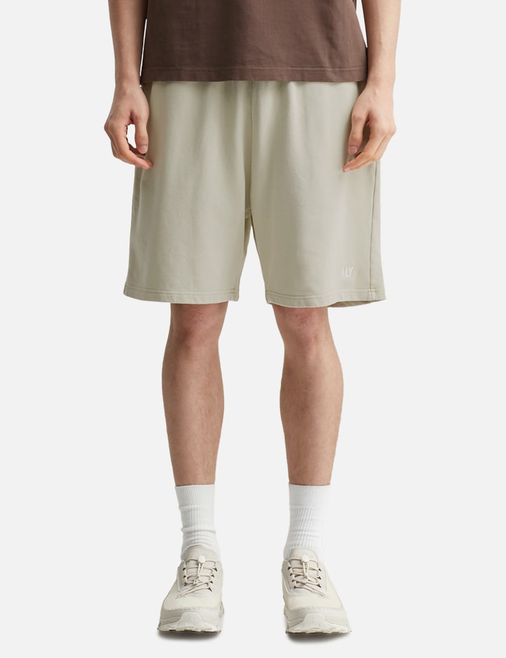 "Logo Embroidery Off-white" Shorts