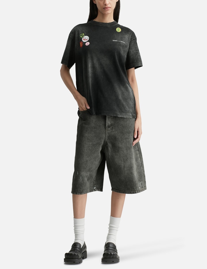 Vintage Black Baggy Shorts