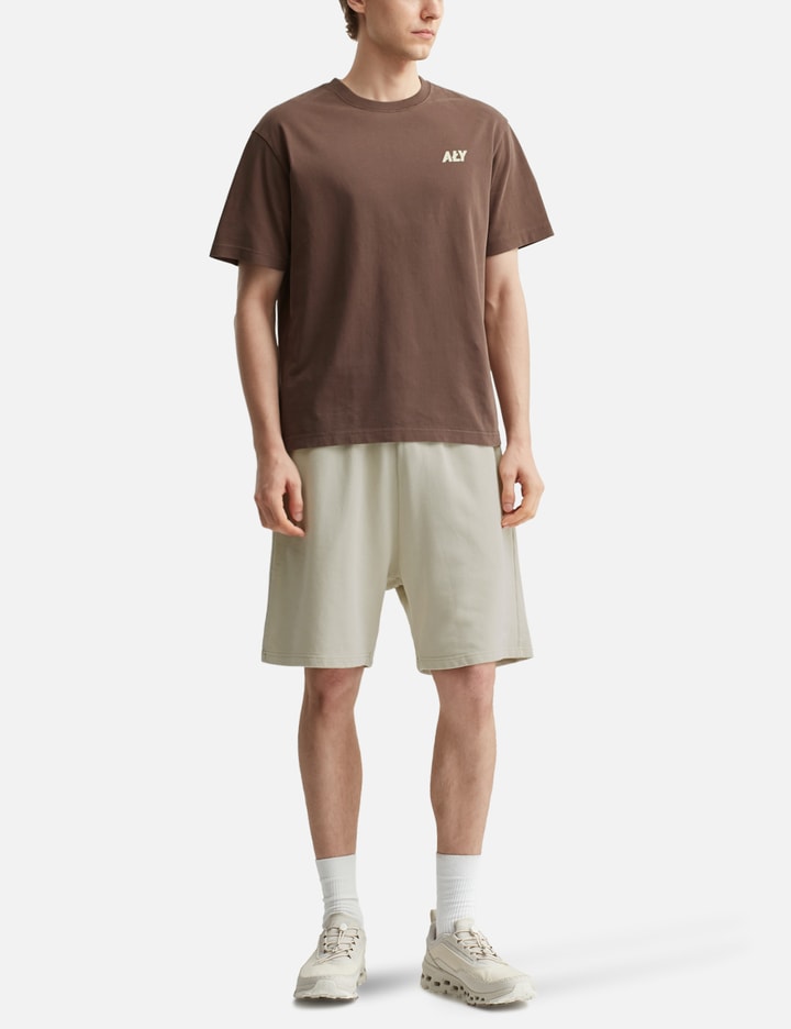 "Logo Embroidery Off-white" Shorts