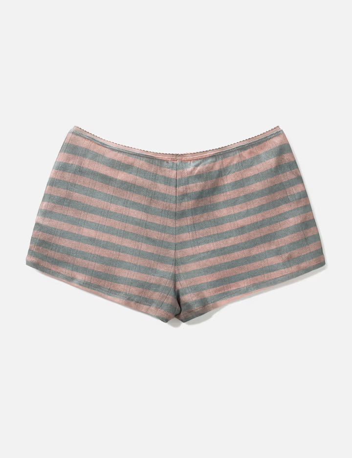 Pink Dirty Stripe Short