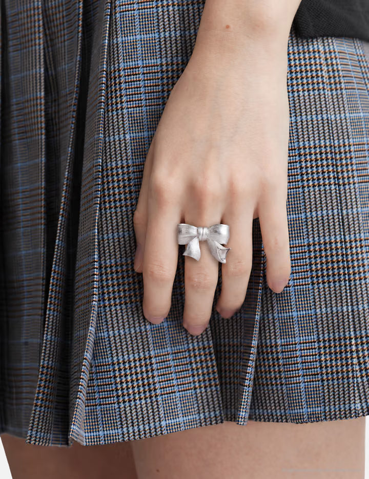 SHUSHU/TONG × YVMIN Gift Bowknot Open Ring
