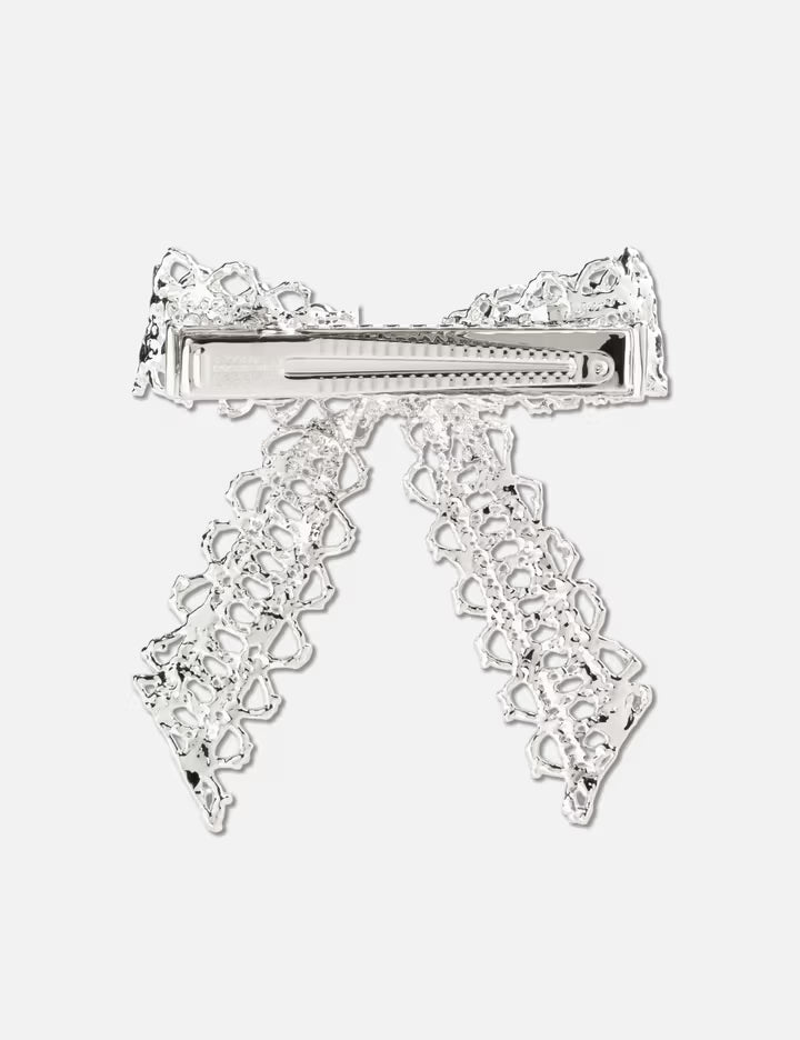 SHUSHU/TONG × YVMIN Lace Bowknot Gemstone Hair Clip