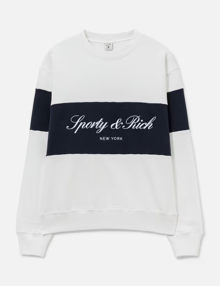 Signature Logo Block Crewneck
