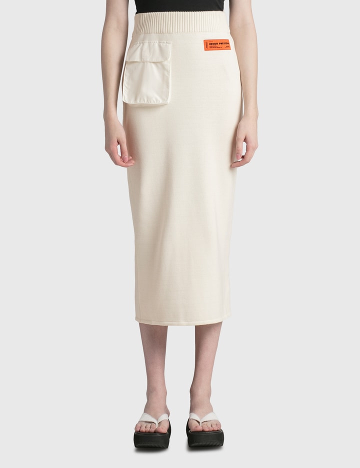 Nylon Pocket Knit Skirt