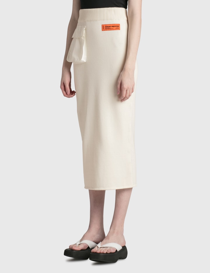 Nylon Pocket Knit Skirt