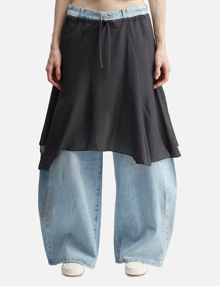 Flare Layered Skirt
