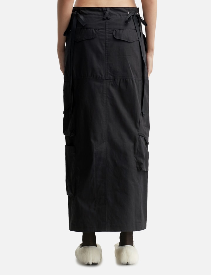 Strap Cargo Maxi Skirt