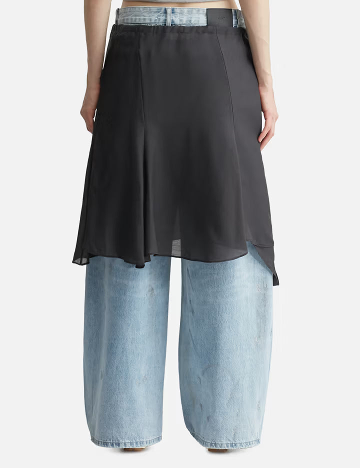 Flare Layered Skirt