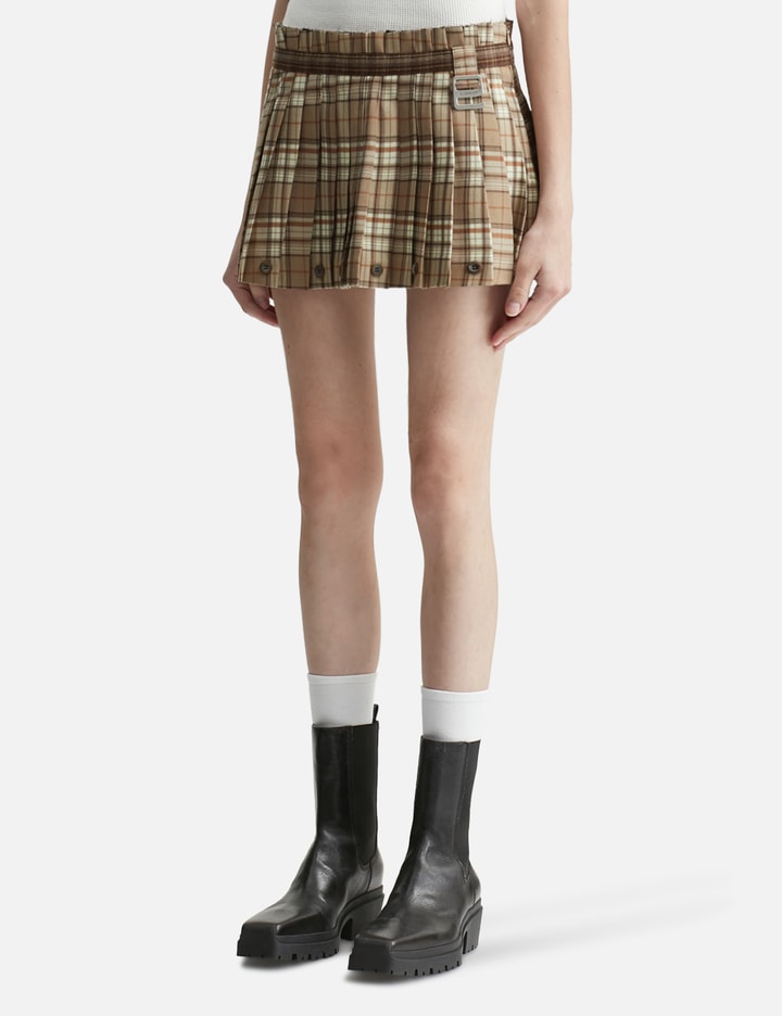 Haze Twotone Pleated Skirt