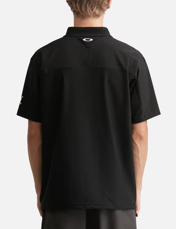 Skull Hybrid Zip Pullover Shirt