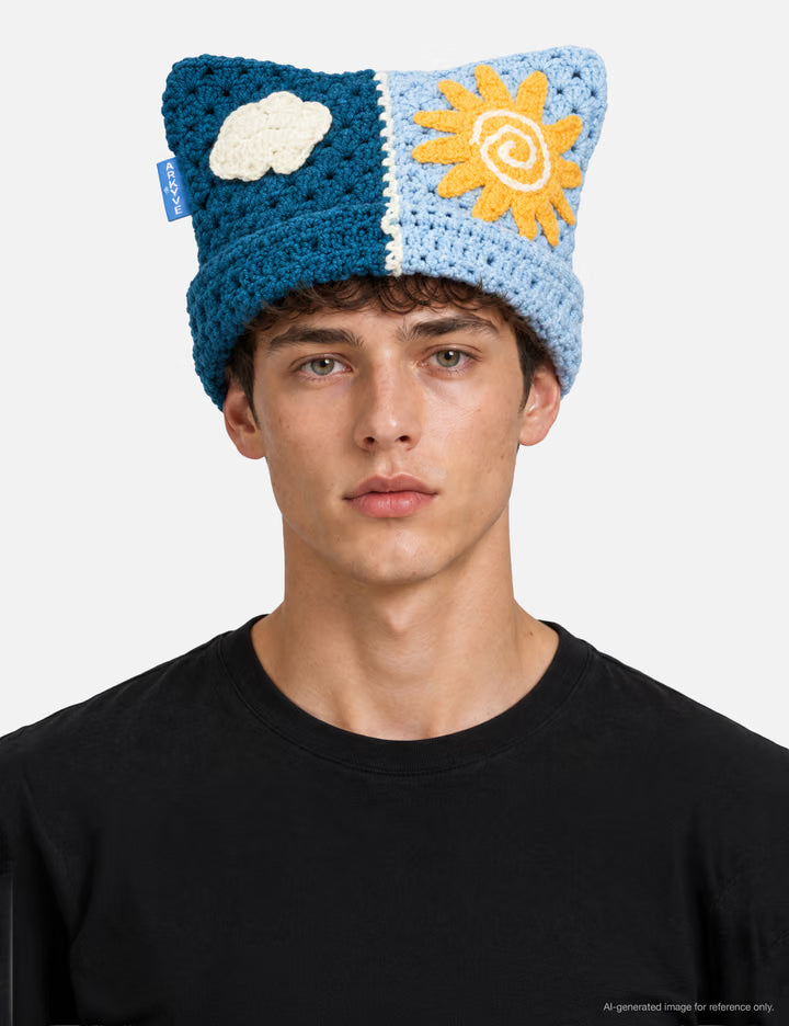 Skyline Crochet Cat Hat