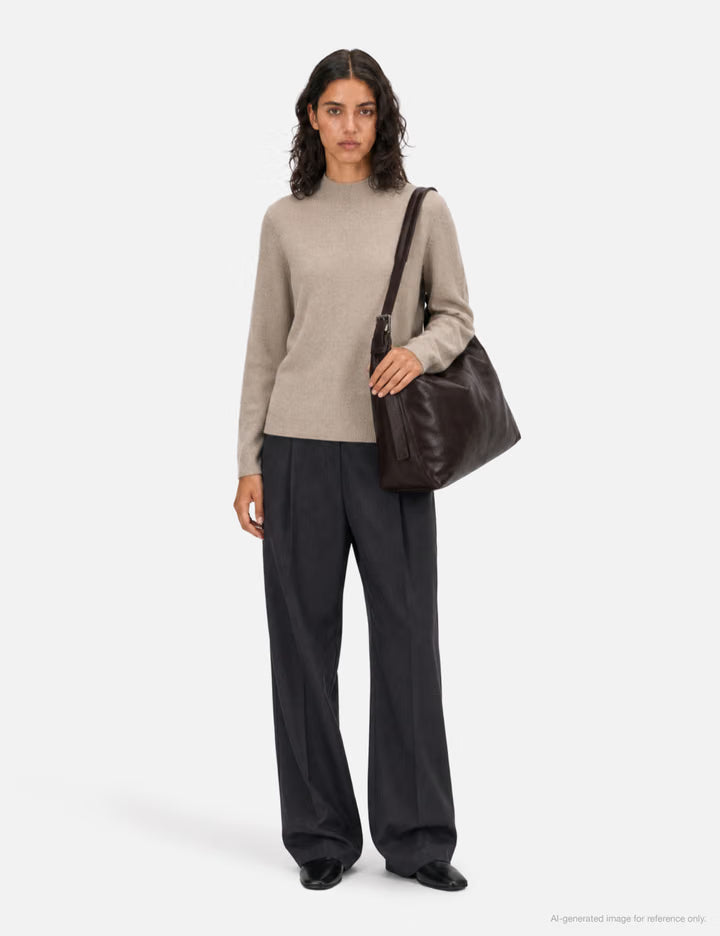 Small Belted Hobo Bag