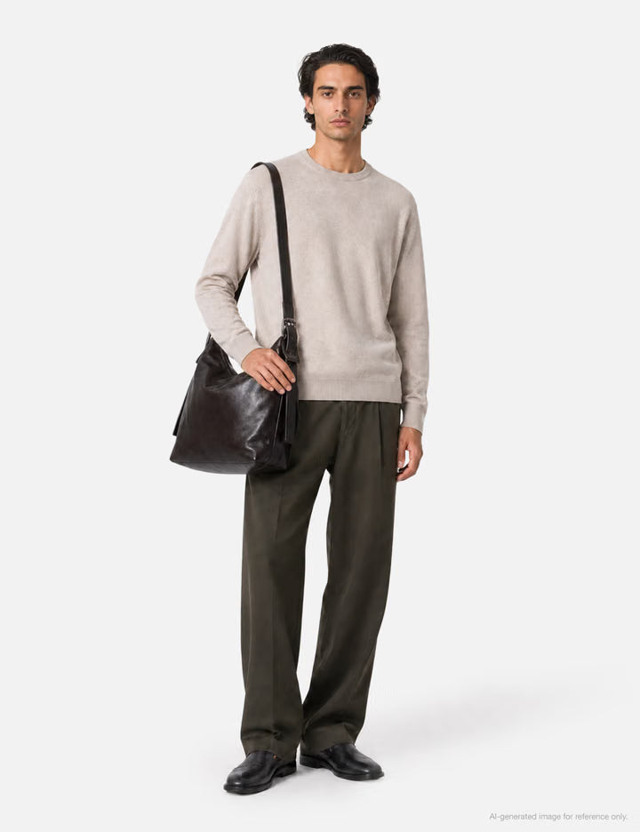 Small Belted Hobo Bag