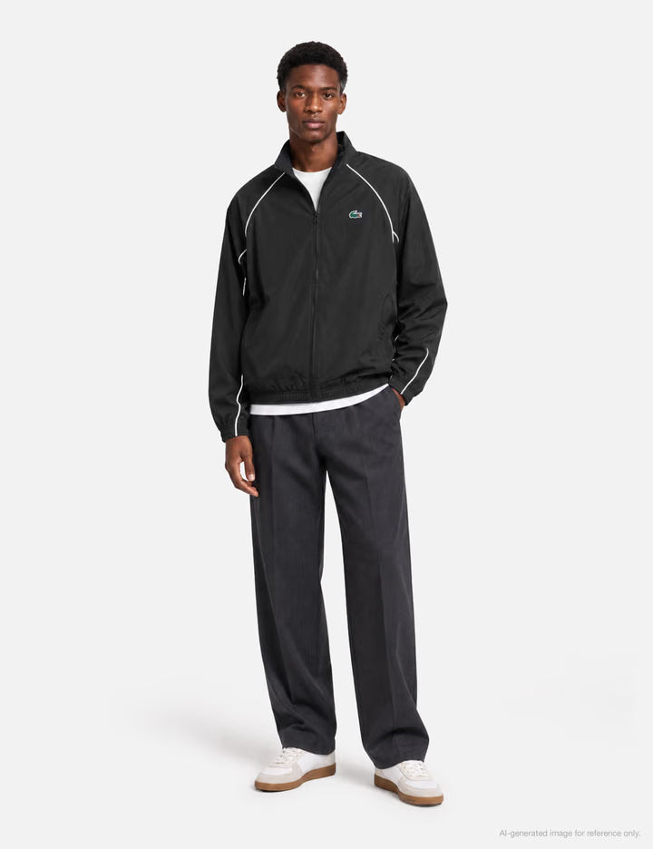 Sport Water-Repellent Trim Accent Track Jacket