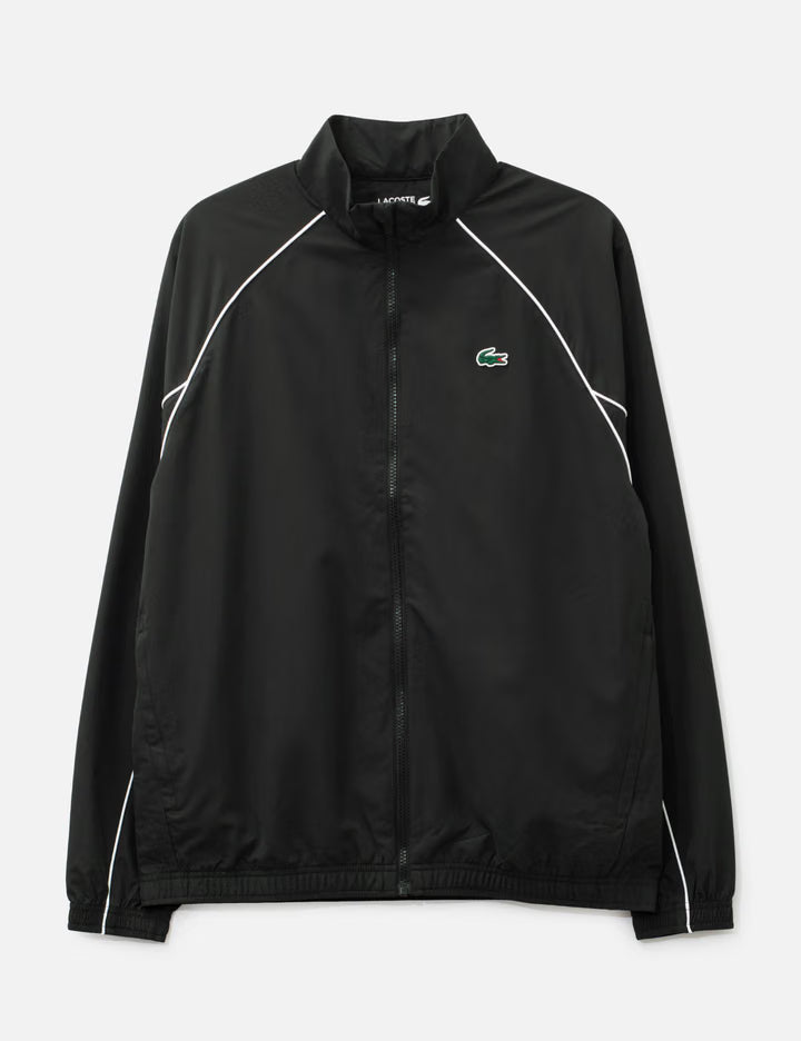 Sport Water-Repellent Trim Accent Track Jacket