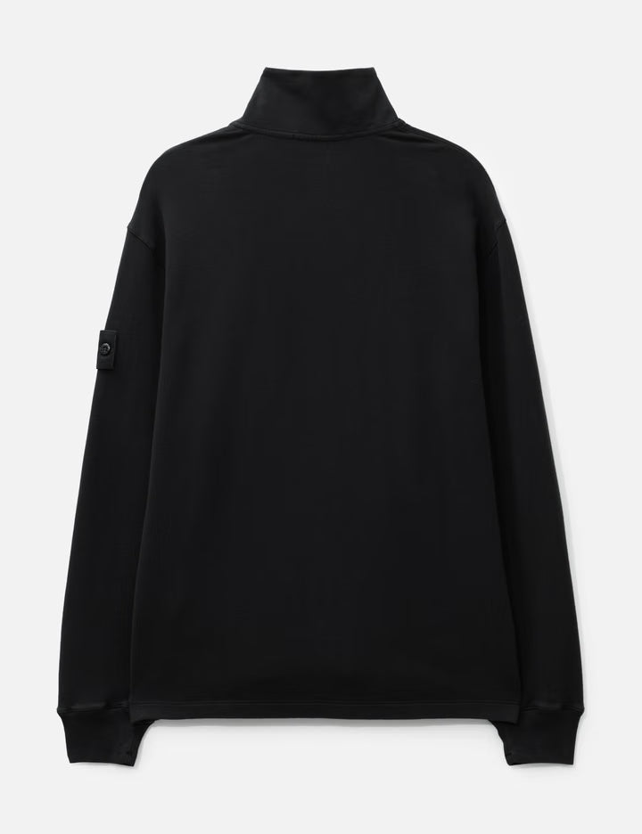 Stretch Cotton Fleece_S.I. Ghost Comfort-Fit Zip-Up Track Jacket
