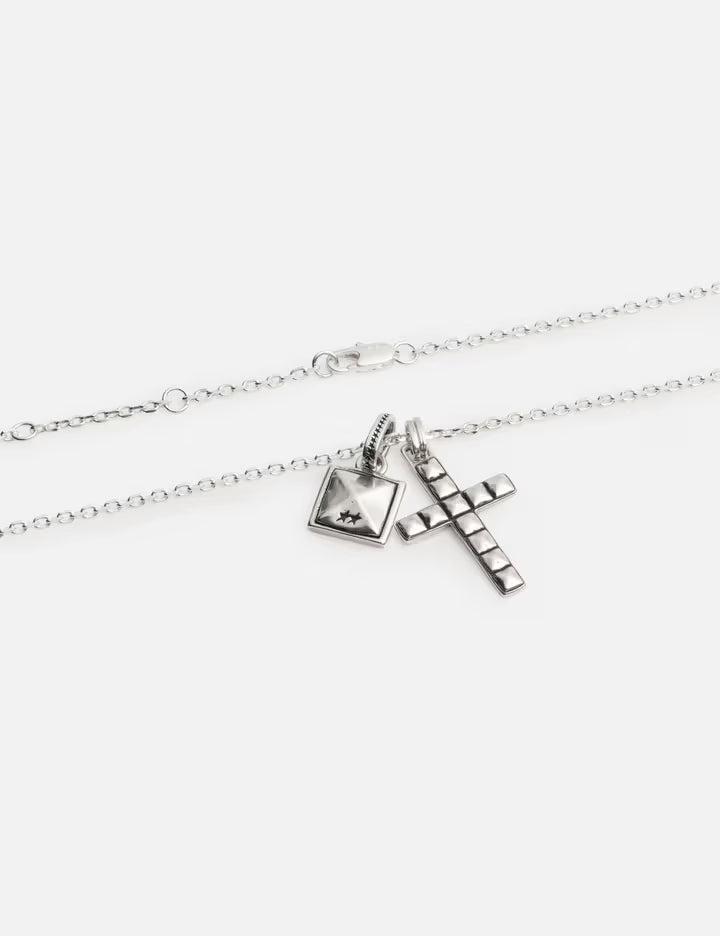 Studded Cross Necklace