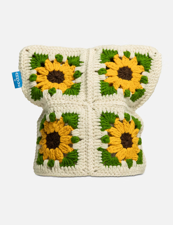 Sunflower V2 Crochet Cat Hat
