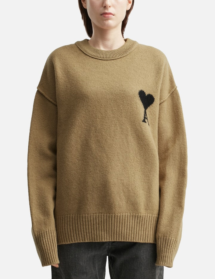 Wool Ami De Coeur Crewneck Sweater