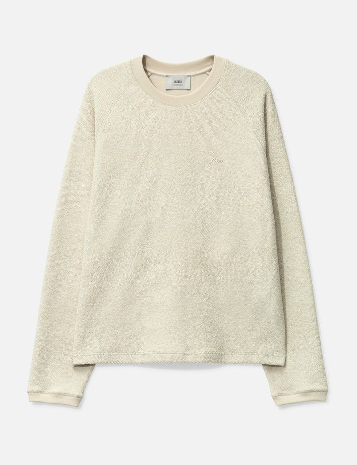 Raglan Sleeved Crewneck Sweatshirt