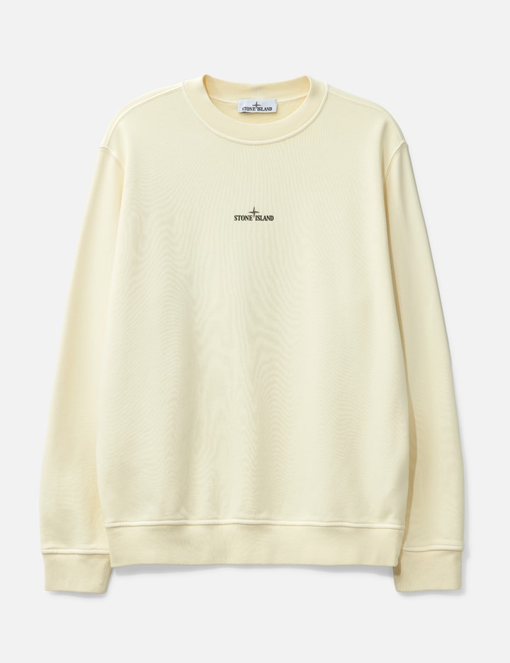 Cotton Fleece 'Industrial Four' Print Sweatshirt