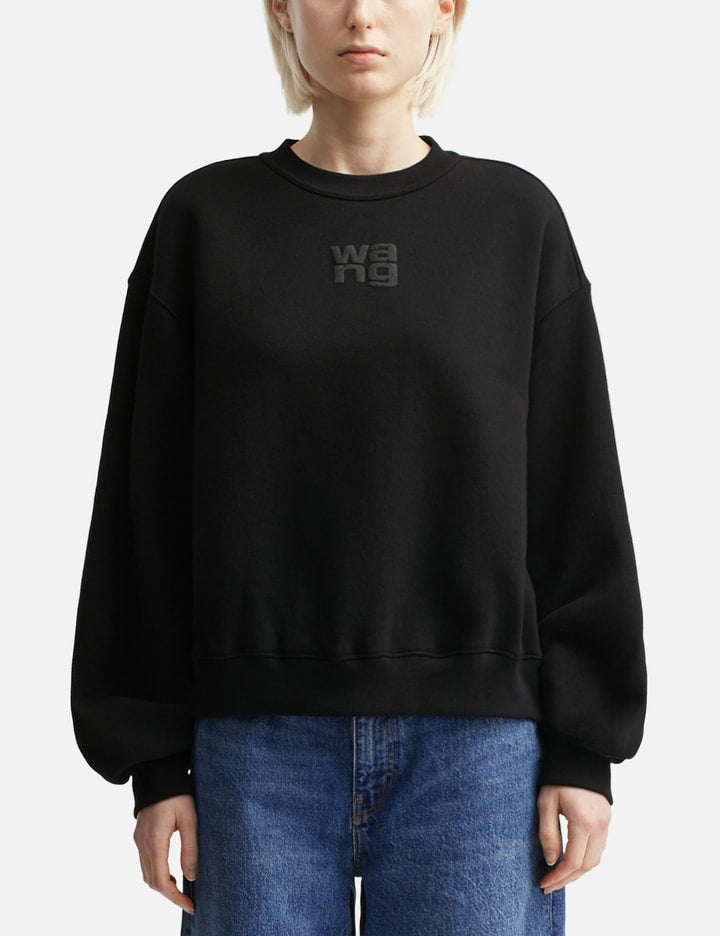 Puff Logo Essential Terry Crew Sweatshirt