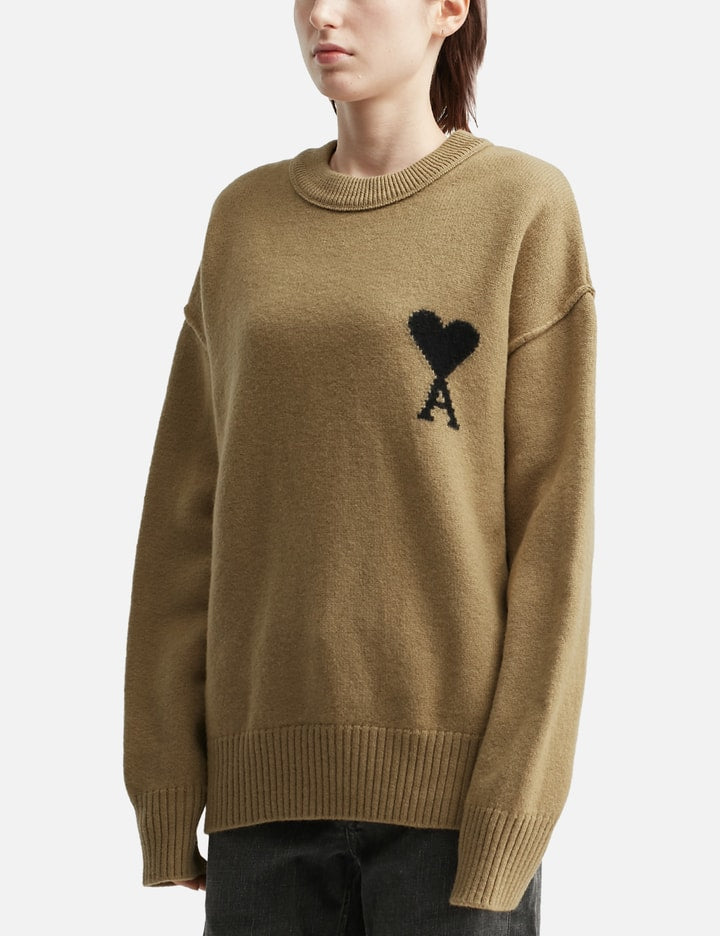 Wool Ami De Coeur Crewneck Sweater