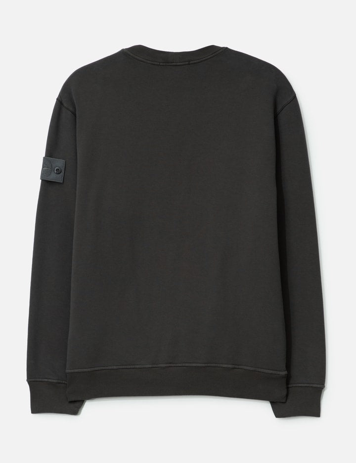 Stretch Cotton Fleece Crewneck