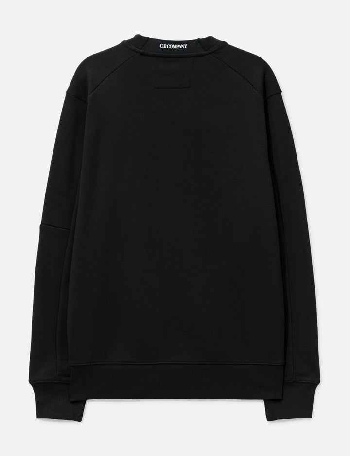 Cotton Diagonal Fleece Crewneck Sweatshirt