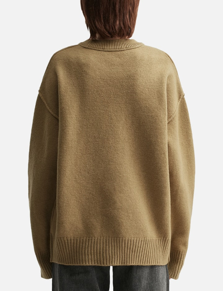 Wool Ami De Coeur Crewneck Sweater