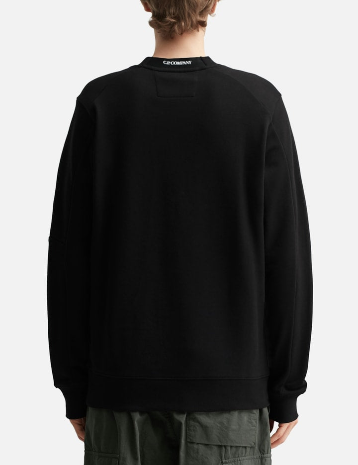 Cotton Diagonal Fleece Crewneck Sweatshirt