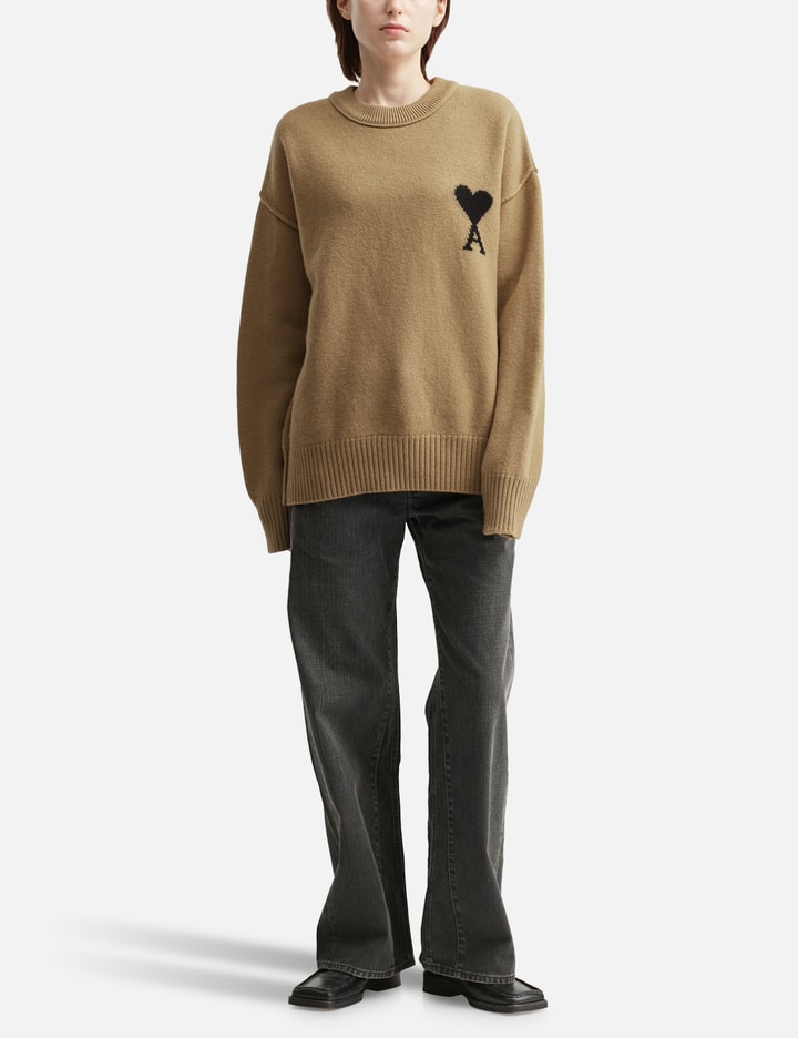 Wool Ami De Coeur Crewneck Sweater