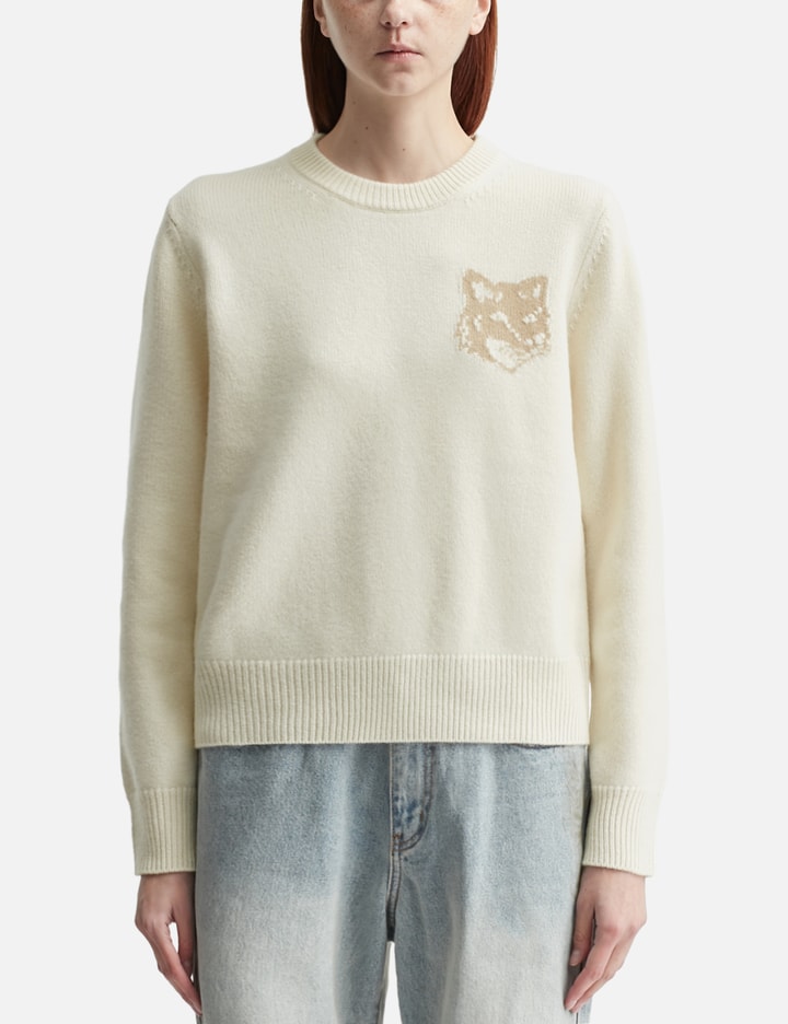 Fox Head Intarsia Merino Jumper