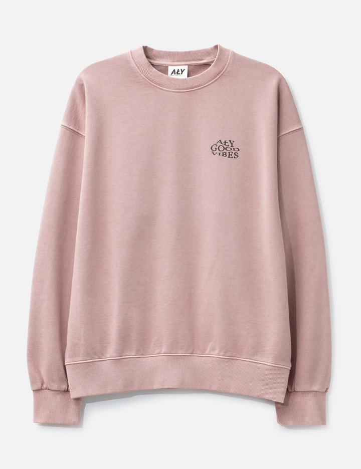 "Allergic To Negativity Pink Washed" Crewneck