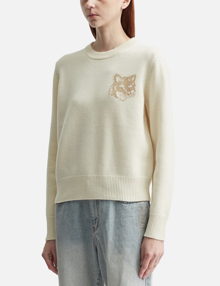 Fox Head Intarsia Merino Jumper