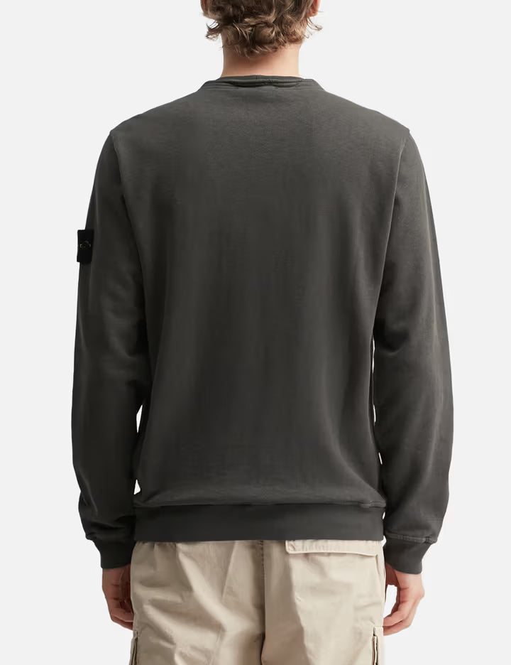 GARMENT DYED MALFILE FLEECE SWEATSHIRT