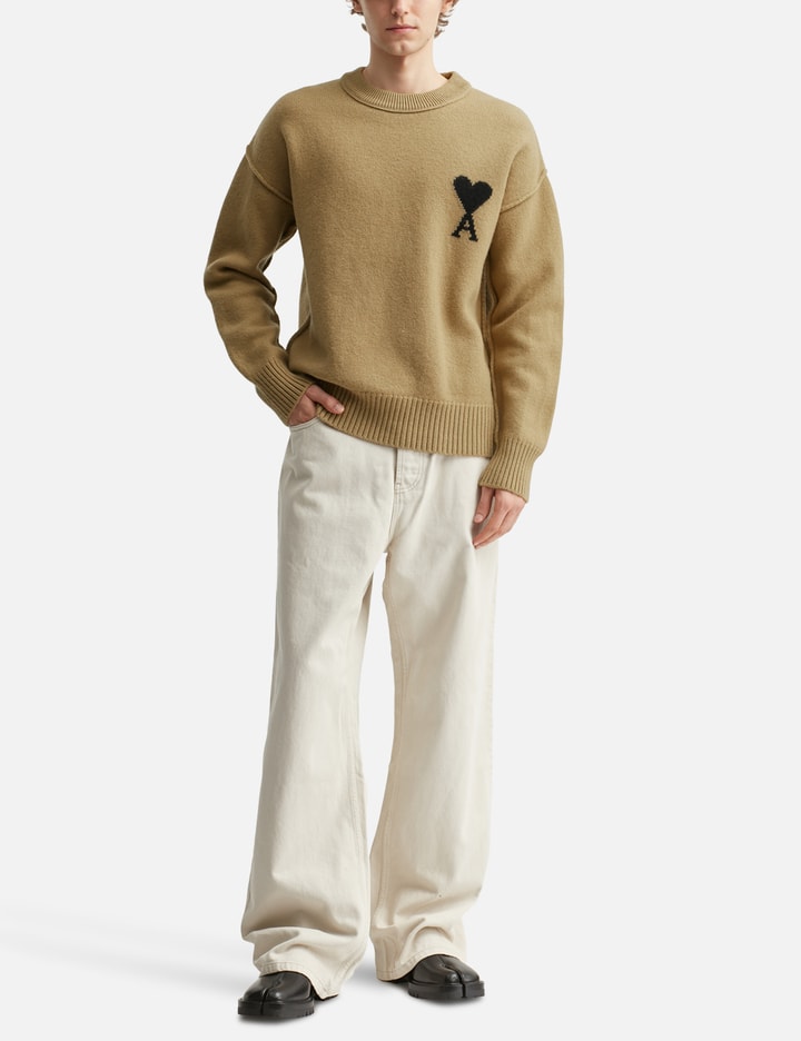 Wool Ami De Coeur Crewneck Sweater