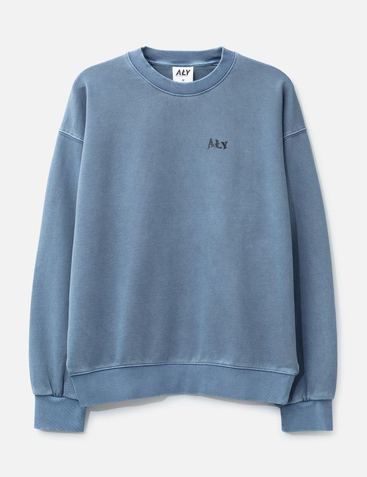 "Good Vibes Ahead Blue Washed" Crewneck