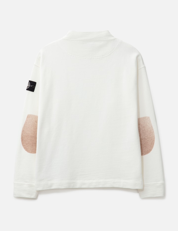 Knit-look Cotton Raw Beauty Sweatshirt