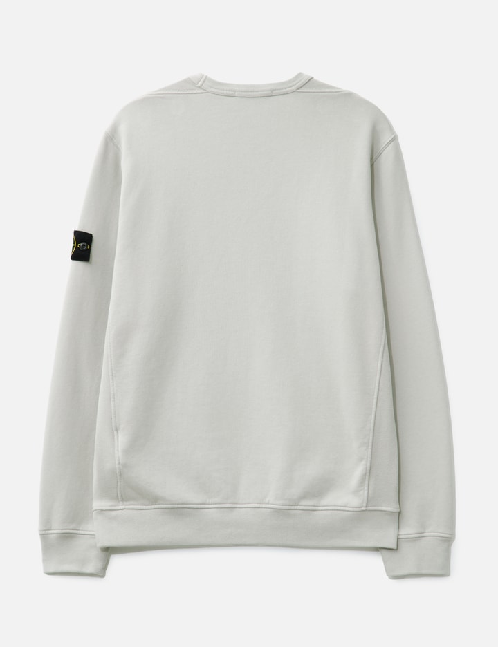 Brushed Organic Cotton Fleece Sweatshirt with ribbed inserts