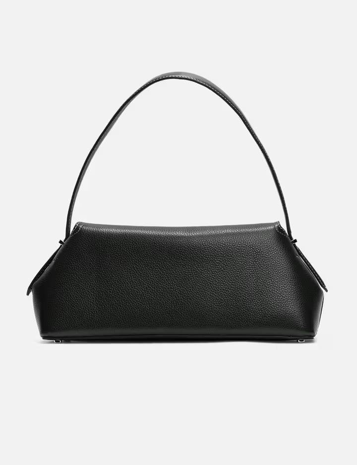 T-Lock Grained-Leather Shoulder