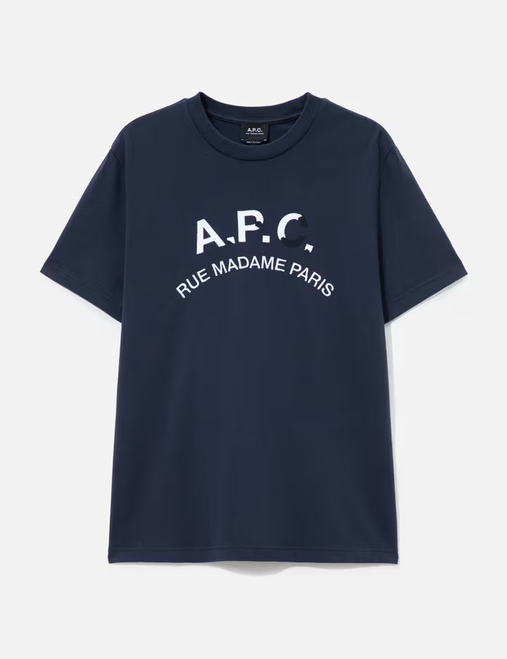 T-Shirt With Vintage-Effect A.P.C. Logo