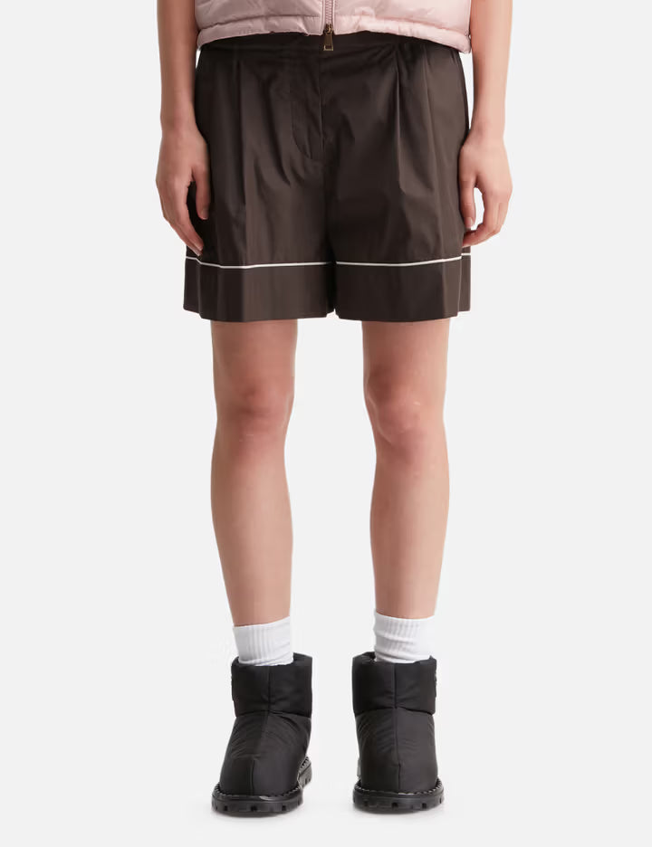 Tailored Cotton Blend Shorts