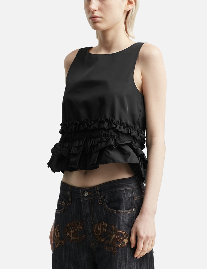 Duchesse Nylon Frill Top