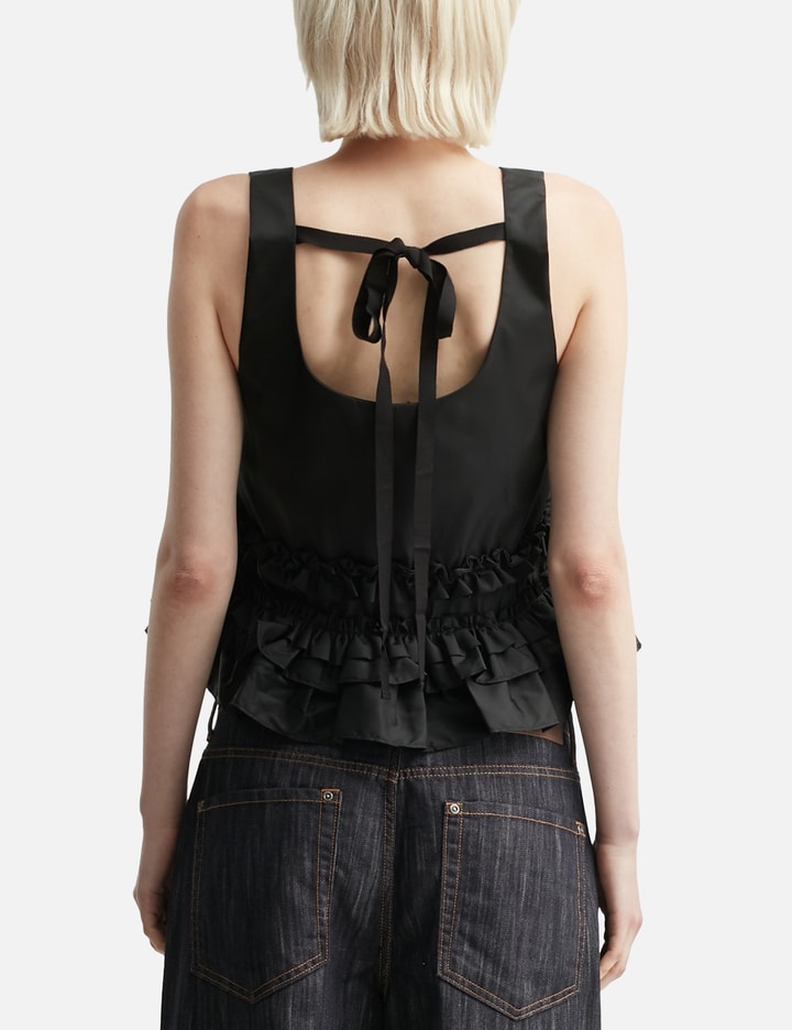 Duchesse Nylon Frill Top
