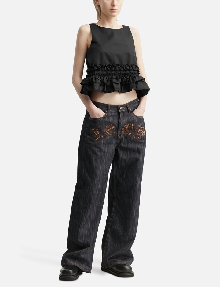 Duchesse Nylon Frill Top