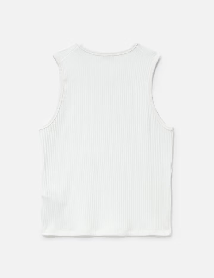 Scoop-Neck Ribbed Sleeveless