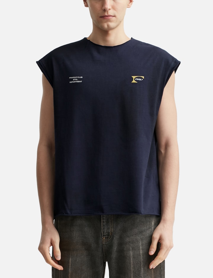 Navy Muscle Tank Top